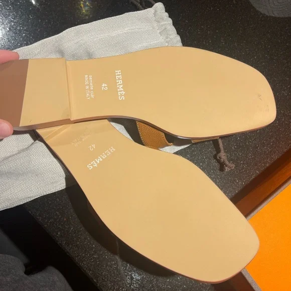 Tan H Women's Sandals - Picture 4 of 4